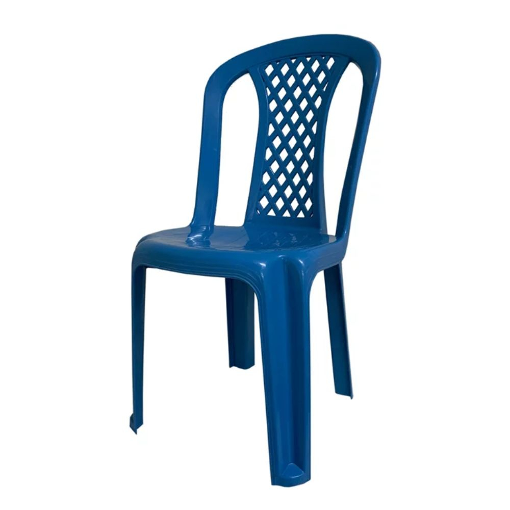 Cadeira Forte Plastico Infantil Az
