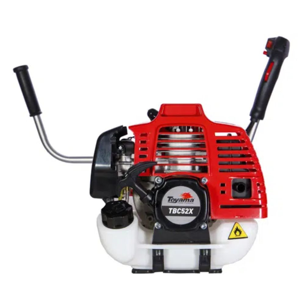 Roçadeira Lateral À Gasolina 52 Cc Com Nylon Toyama