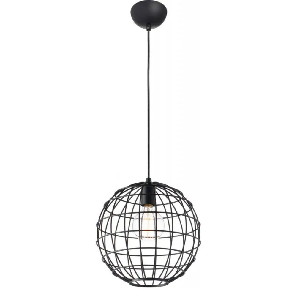 Pendente Terra Aço Black 1 Lâmpada Avant