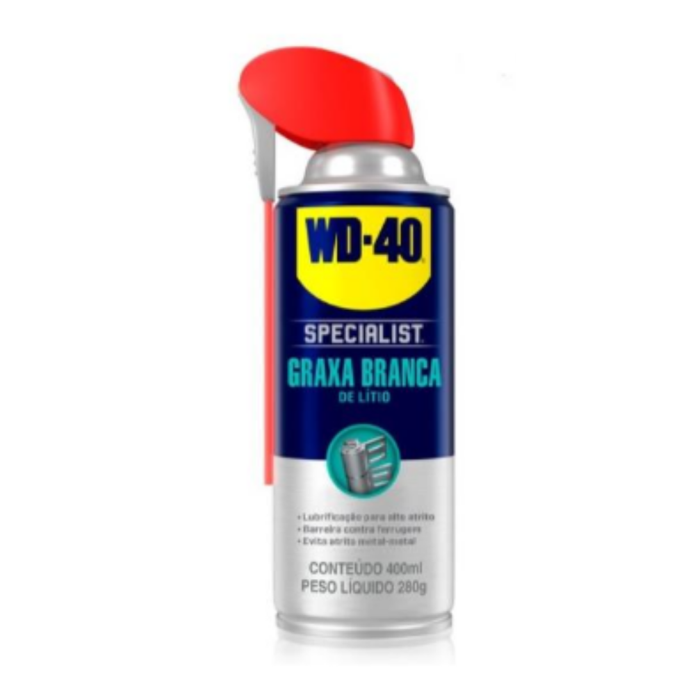 Graxa Spray Branca De Lítio Especialist 400Ml Wd-40