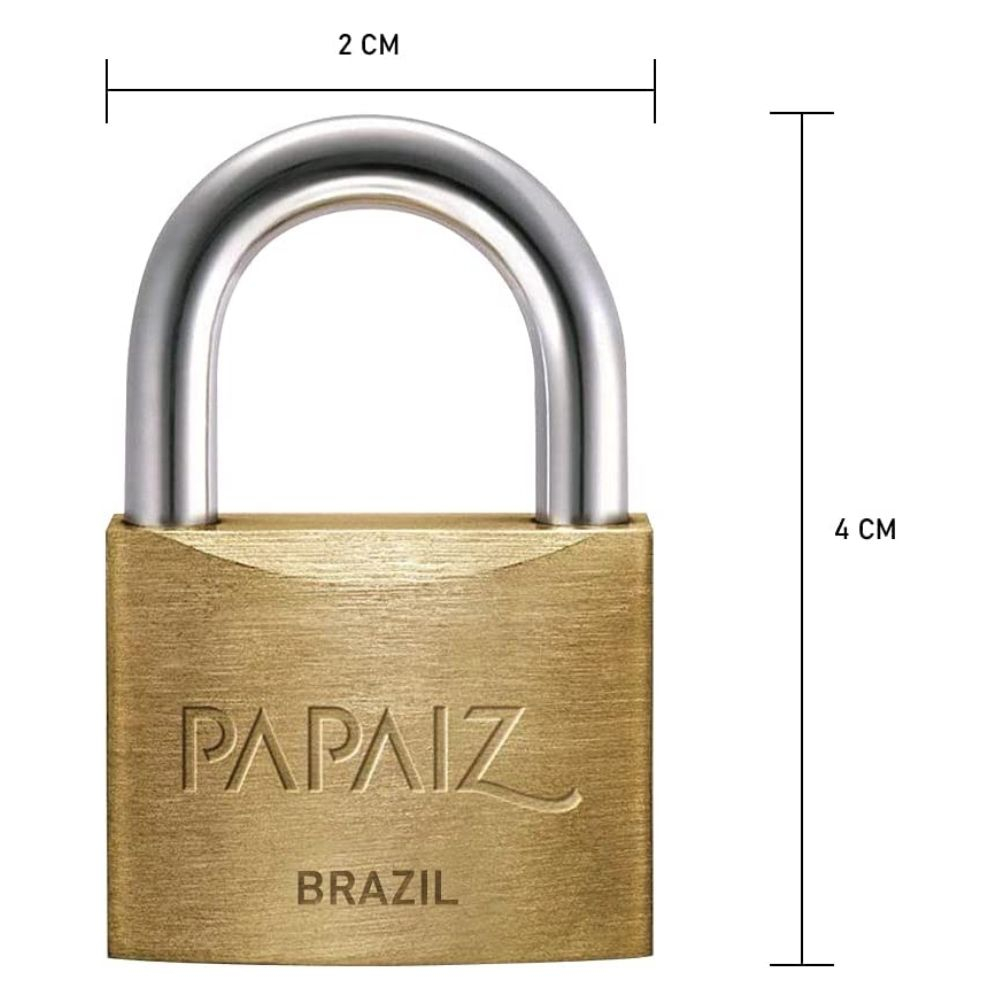 Cadeado 20Mm Papaiz