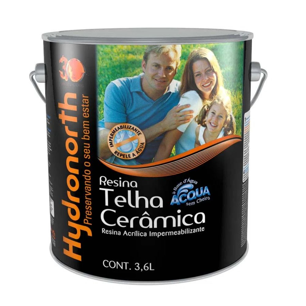 Resina Color Telha 3.6L Hydronorth