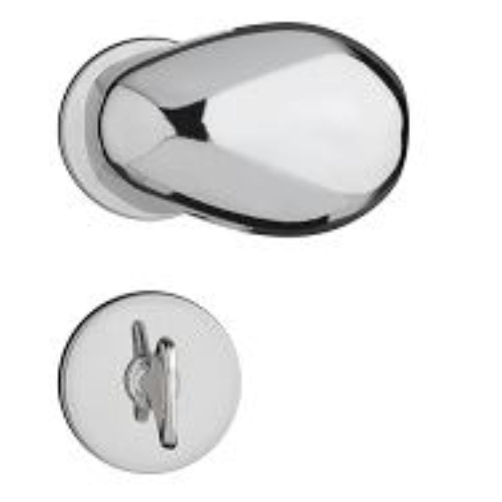 Fechadura Zamac Wc Bola Roseta Concept 404B Cromado Pado