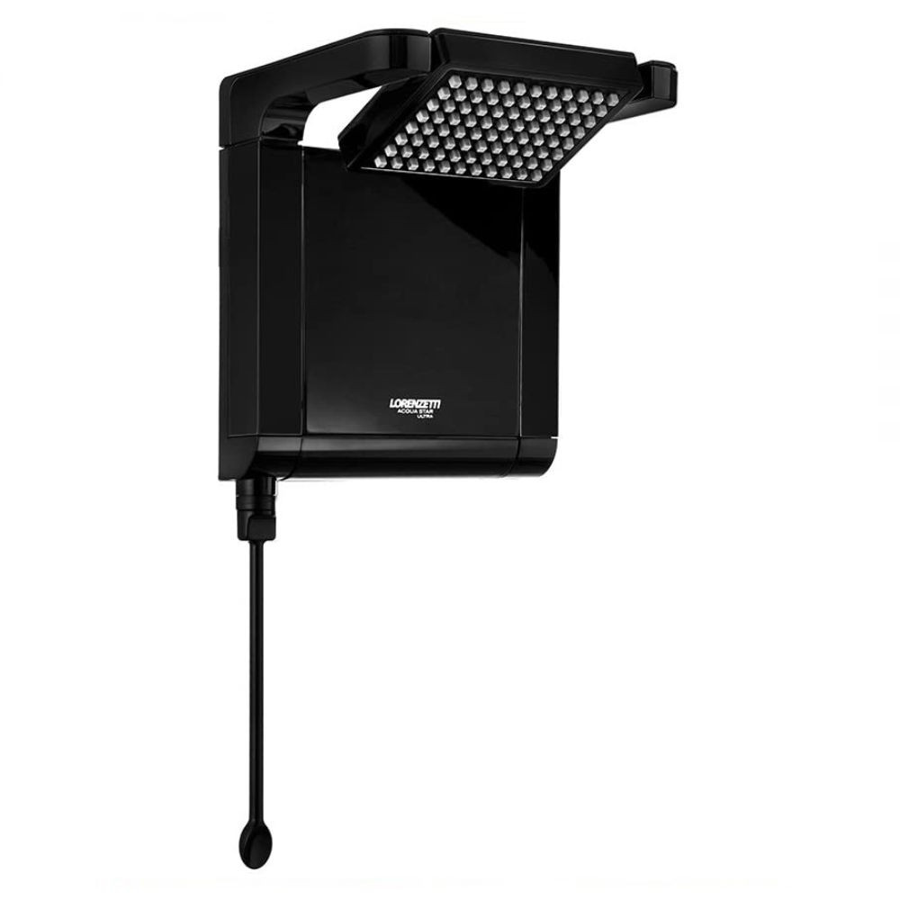 Ducha Acqua Star Ultra 220V 6800W Preto/Cromado Lorenzetti