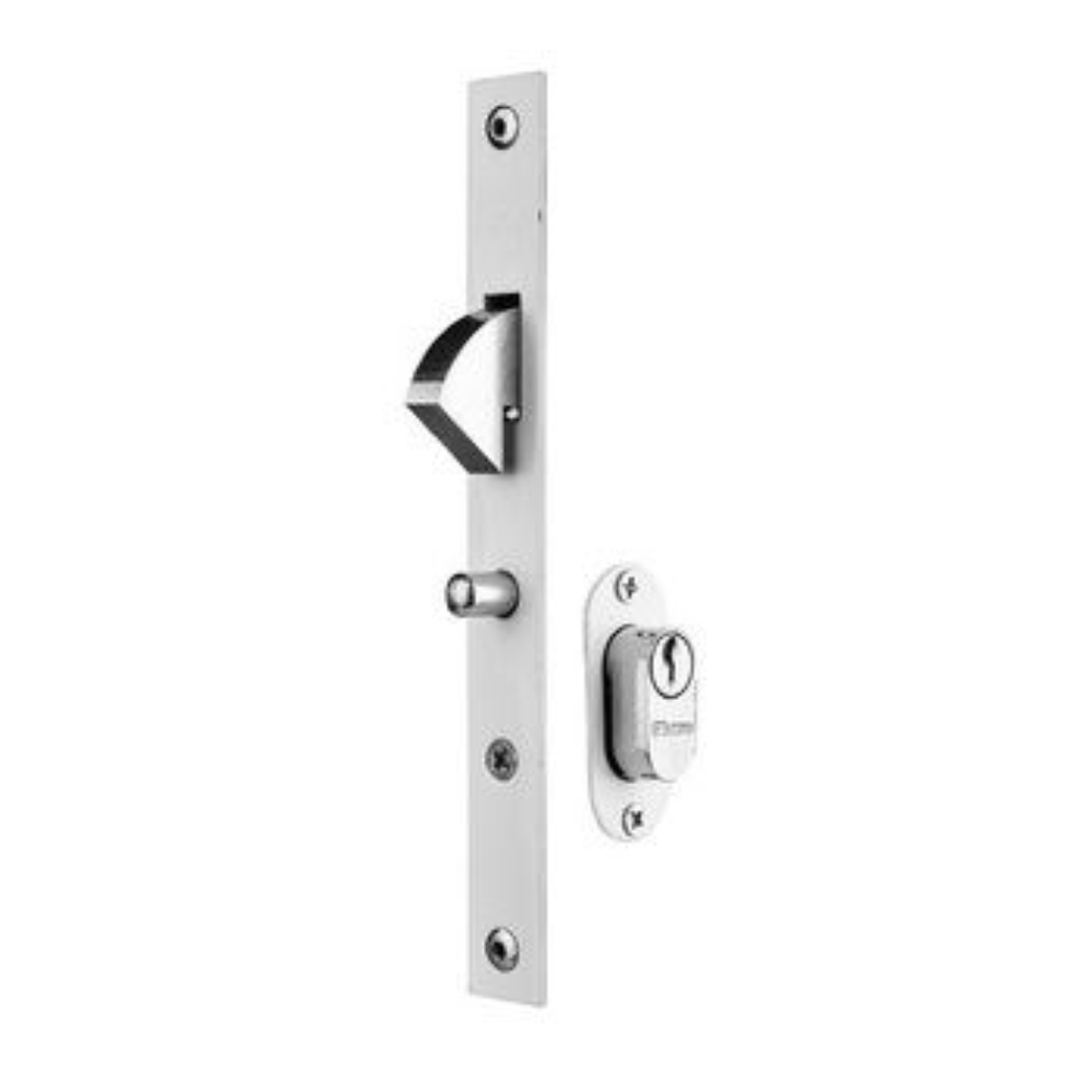 Fechadura Externa Para Porta De Correr Branco 7000 Silvana
