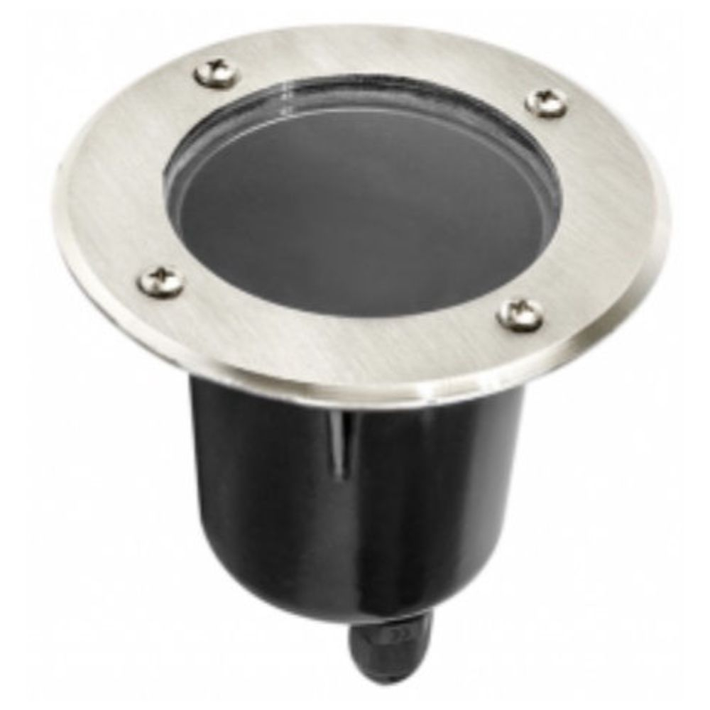 LUMINÁRIA EMBUTIR SOLO LED TAMPA INOX LES3GU10 OLIVO
