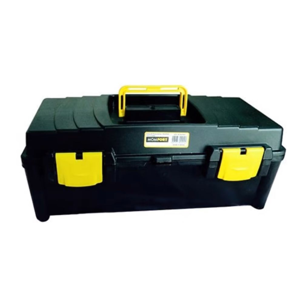 Caixa De Ferramentas Com Bandeja Desmontada 20X40 Preto/Amarelo Momfort
