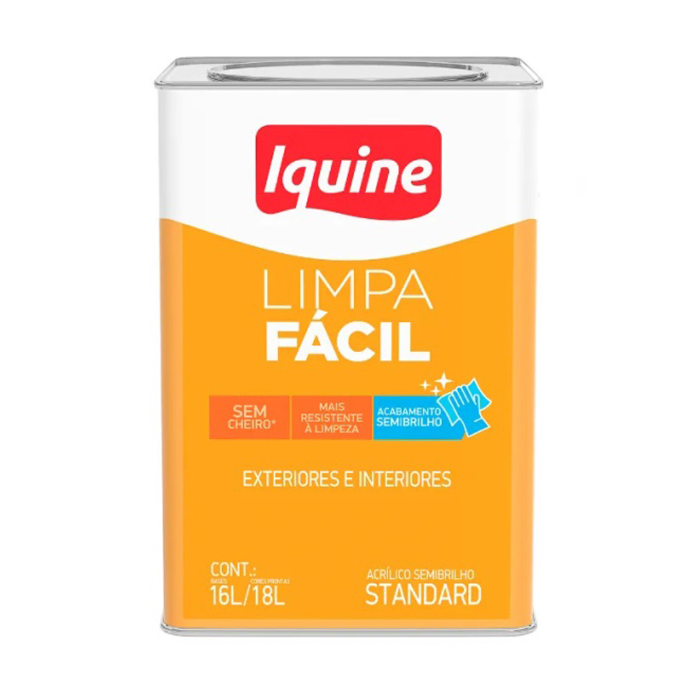 TINTA LIMPA FÁCIL SEMI BRILHO BASE C 16L IQUINE