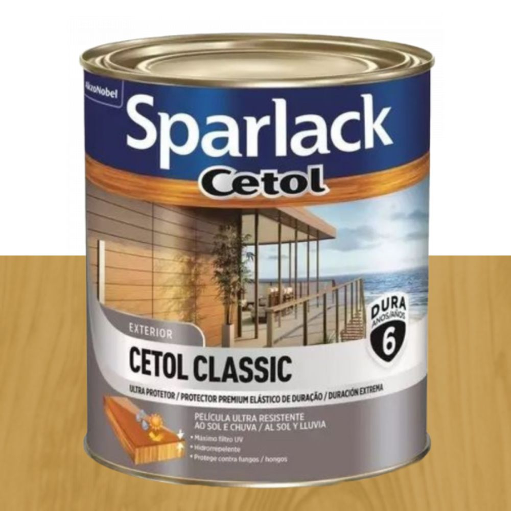 Verniz Cetol Brilhante Canela 0.9L Coral Sparlack