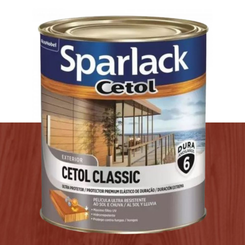 Verniz Cetol Brilhante Mogno 0.9L Coral Sparlack
