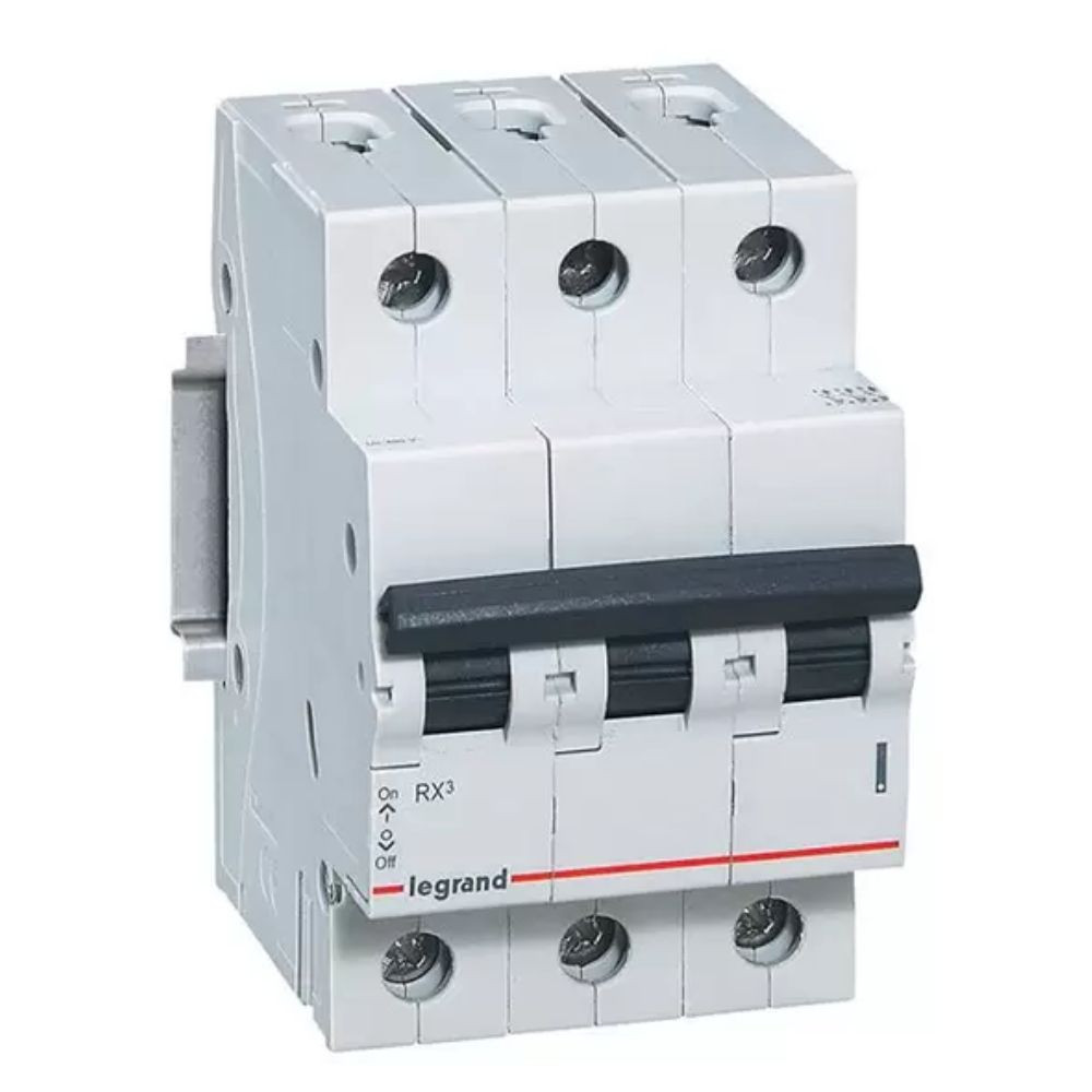 Disjuntor Tripolar Din 10A Rx3 Curva C Mini Pial