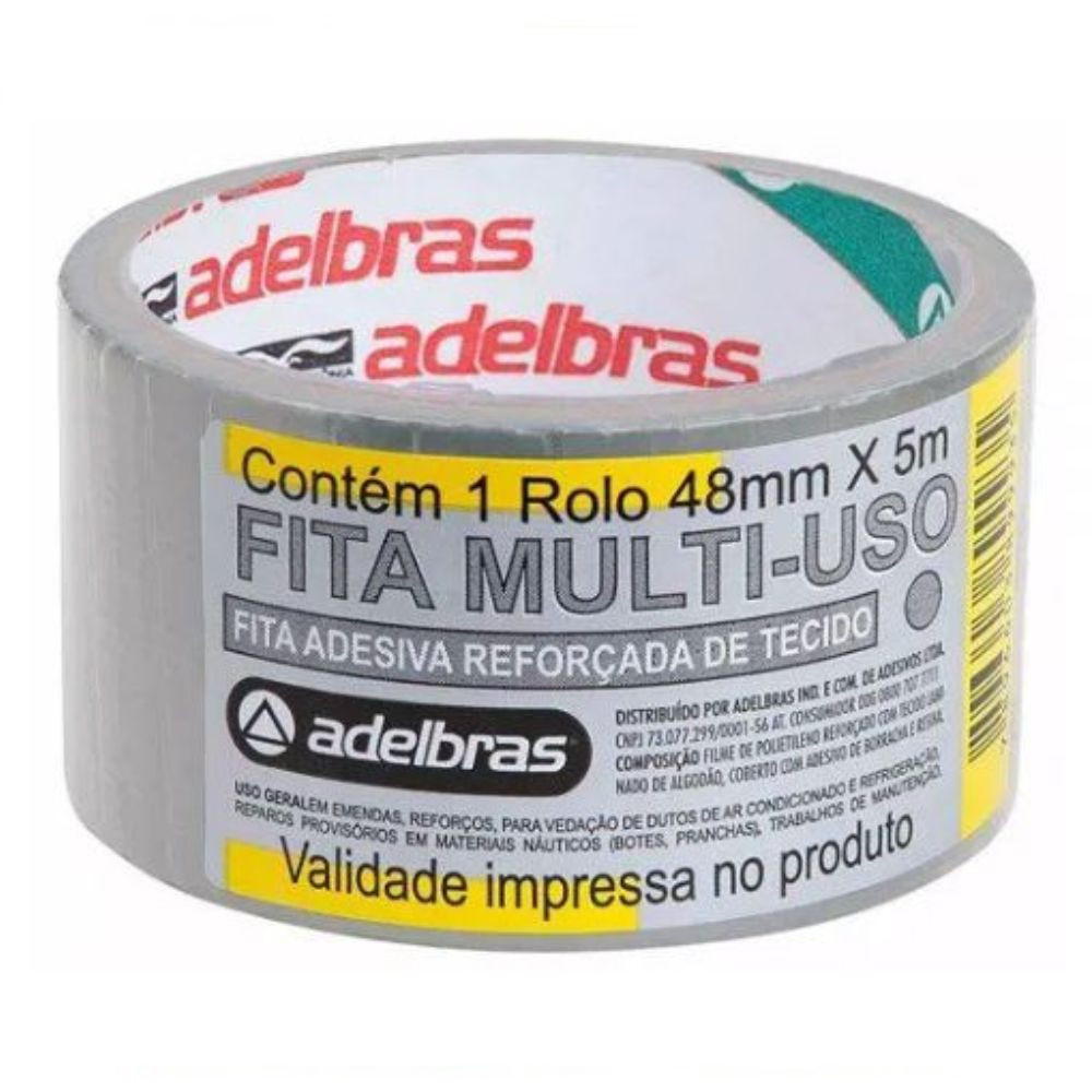 Fita Silver Tape 48Mmx5M Prata 960 Adelbras