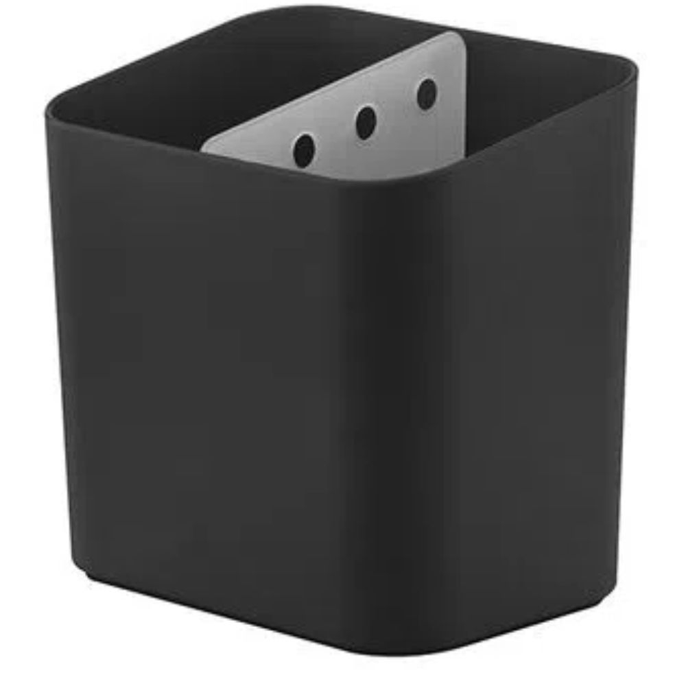 Escorredor De Talheres Trium Preto Ou