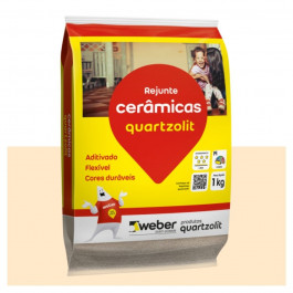 Rejunte Quartzolit Flex Palha 1Kg