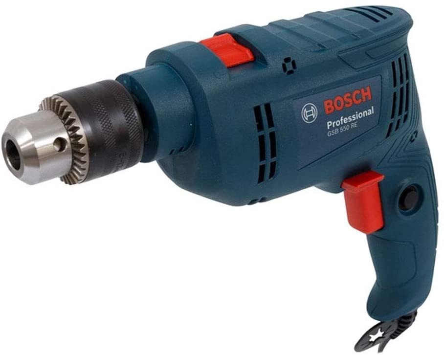 FURADEIRA IMPACTO GSB 550RE + 14 ACESSÓRIOS BOSCH