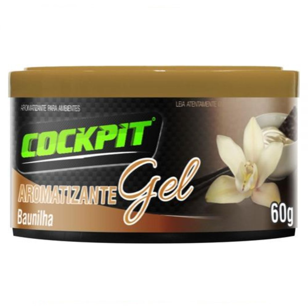Aromatizante Em Gel Baunilha 60G Rodabrill