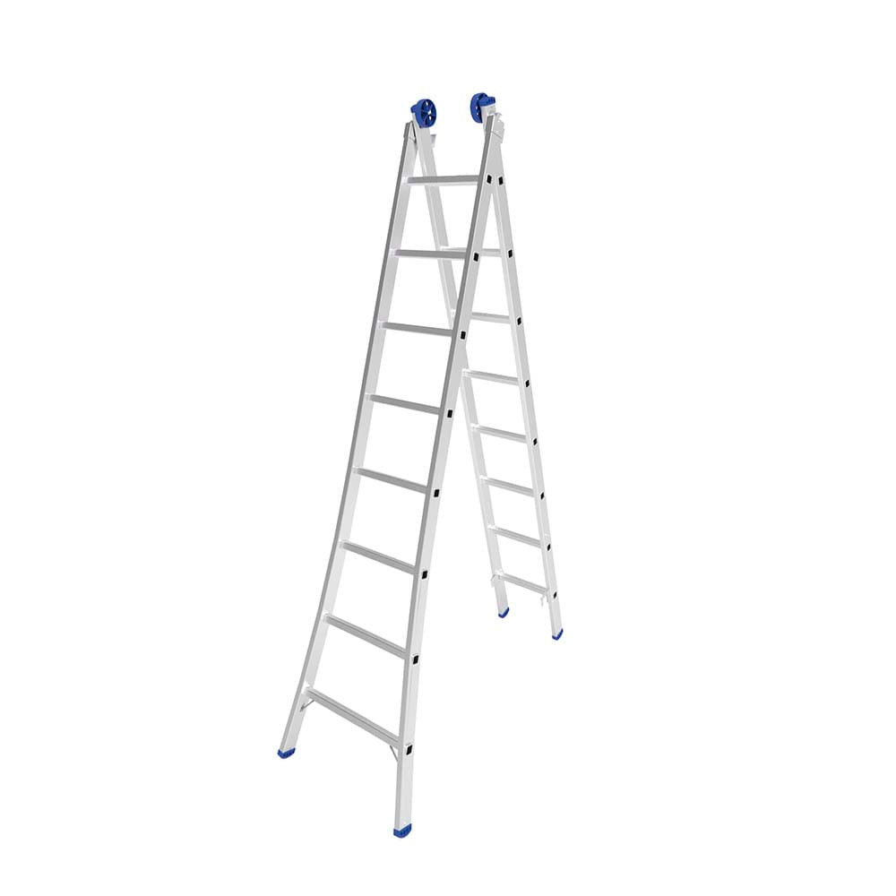 Escada Extensiva 2X8 Degraus Mor