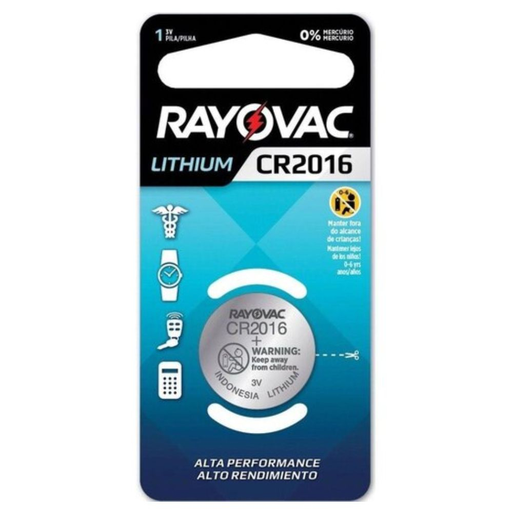 Bateria De Lithium 3V Blister Com 1 Unidade  Rayovac