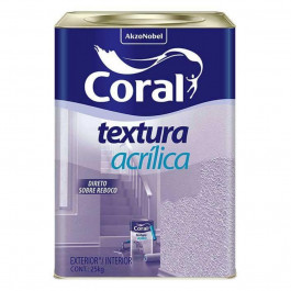 Textura Branco Acrílica 25Kg Coral 