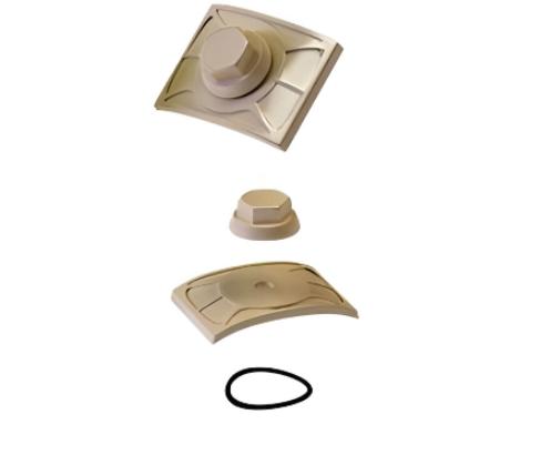 Kit Vedação Colonial 20 Unidades Marfim Araforros