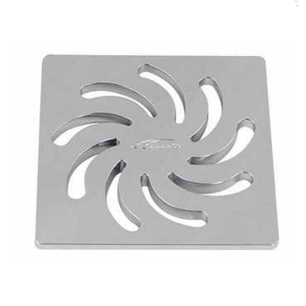 GRELHA VÓRTICE ABS QUADRADA DN100 CROMADA AMANCO
