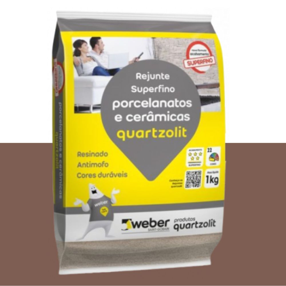 Rejunte Para Porcelanato Marrom Café 5Kg