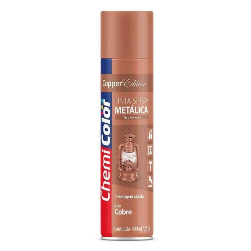 Tinta Spray Metálica Cobre 400Ml Chemicolor