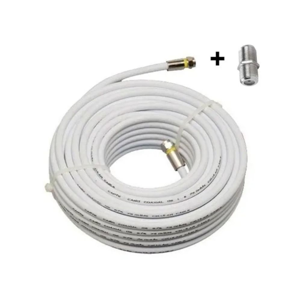 Conjunto Cabo Coaxial 10M Interneed
