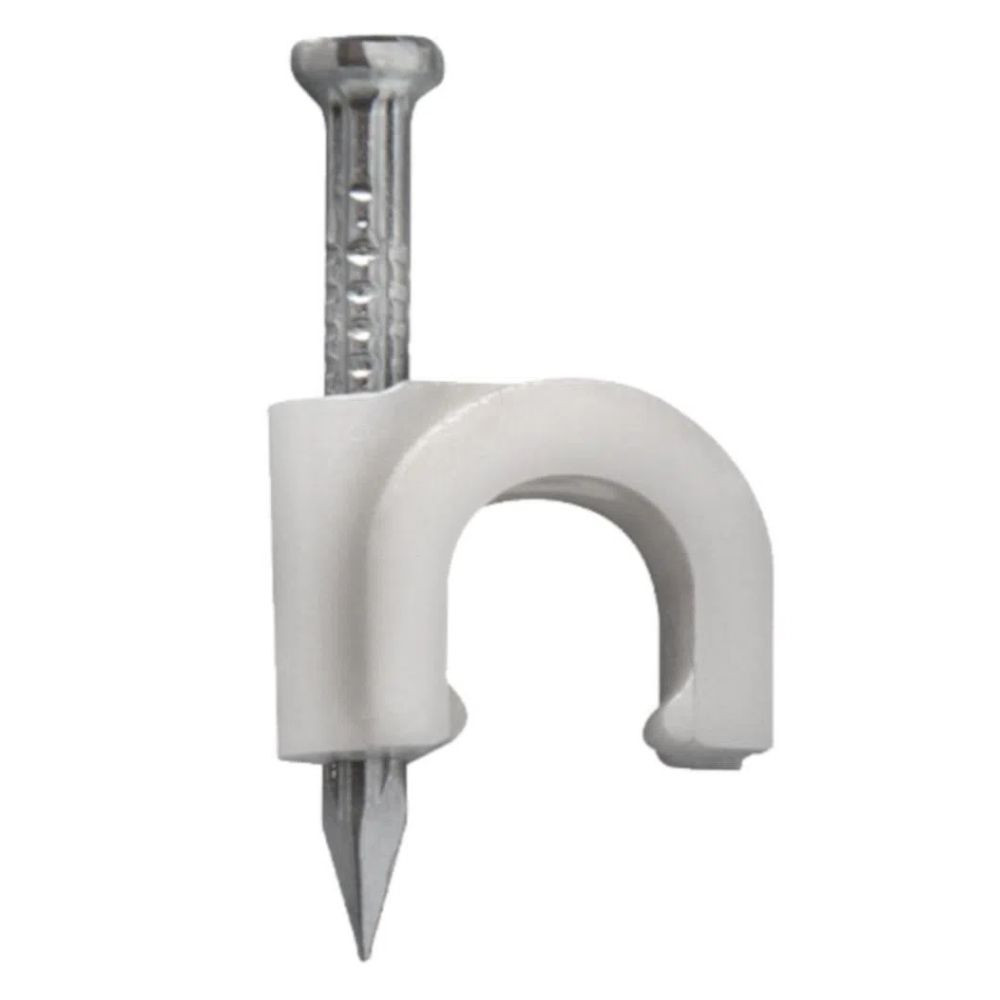 Fixa Fio Para Coaxial 7Mm 30 Peças Interneed