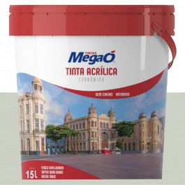 Tinta Econômica Acrílica Branco Gelo 15L Megaó 