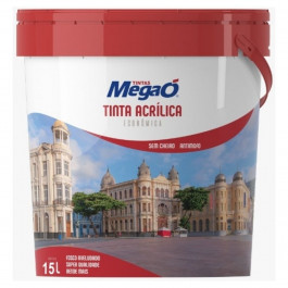   Tinta Econômica Acrílica Branco 15L Megaó 