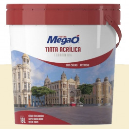 Tinta Econômica Acrílica Pérola 18L Megaó 