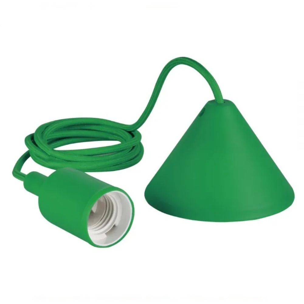 Pendente Silicone E27 Ne-708 Verde Neotron