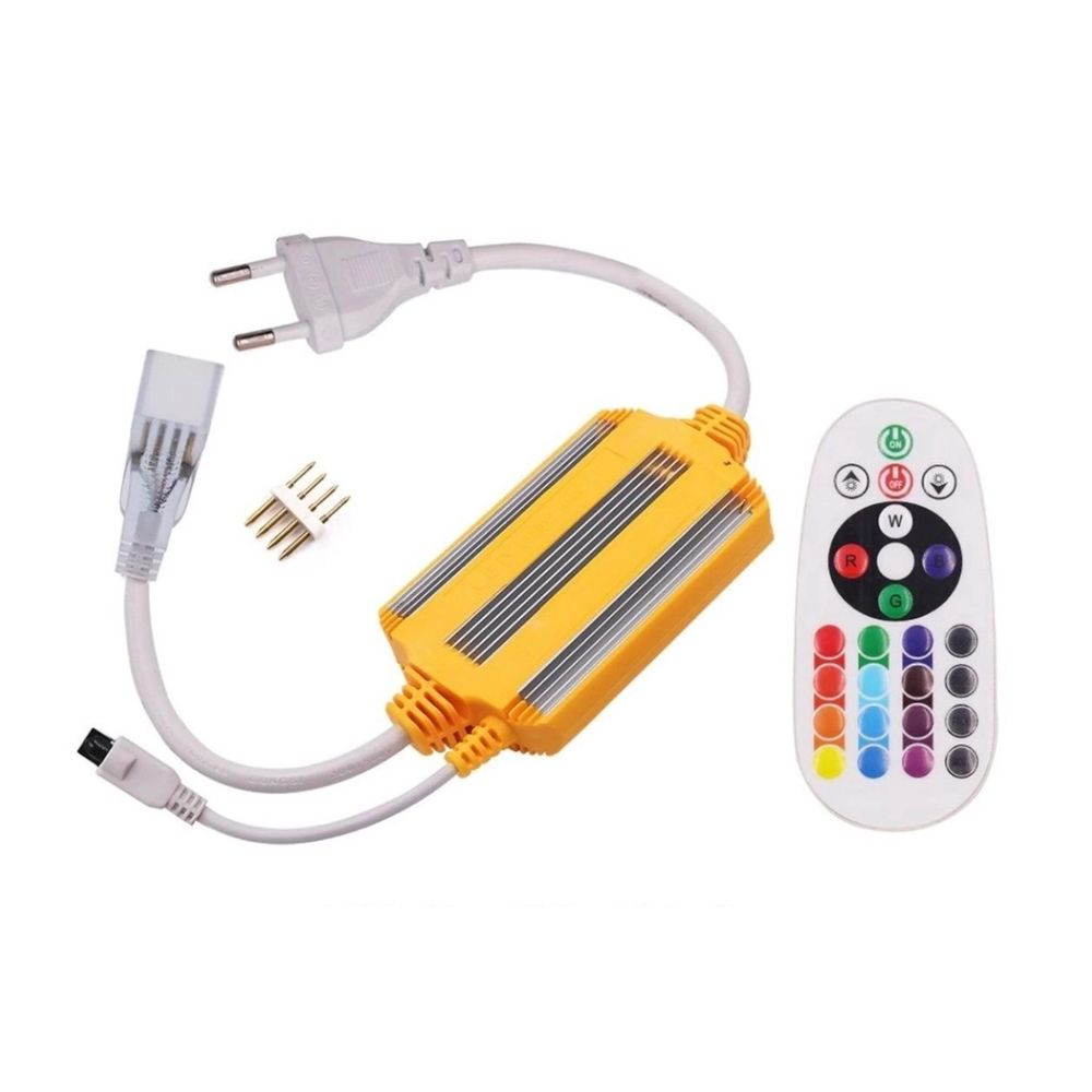 Controle Para Mangueira Led  Rgb 5050 Bivolt Com Fonte Neotron