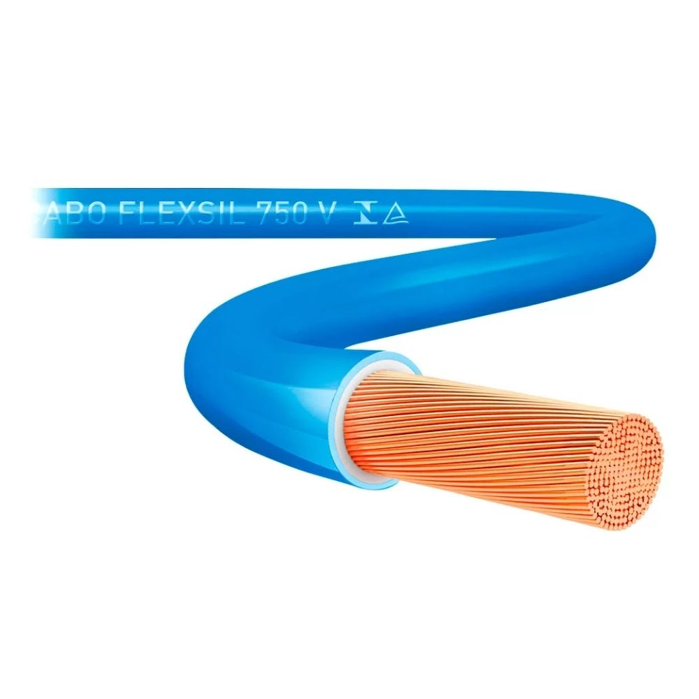 Cabo Flexível 4Mm 750V 10Mt Azul Sil