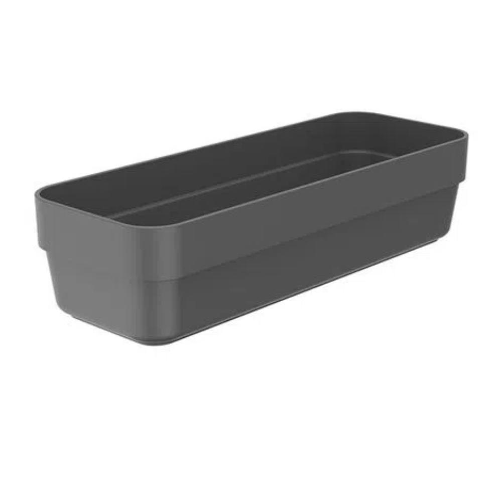 Organizador De Gavetas Logic M 8,5X23X5,5Cm Chumbo Ou