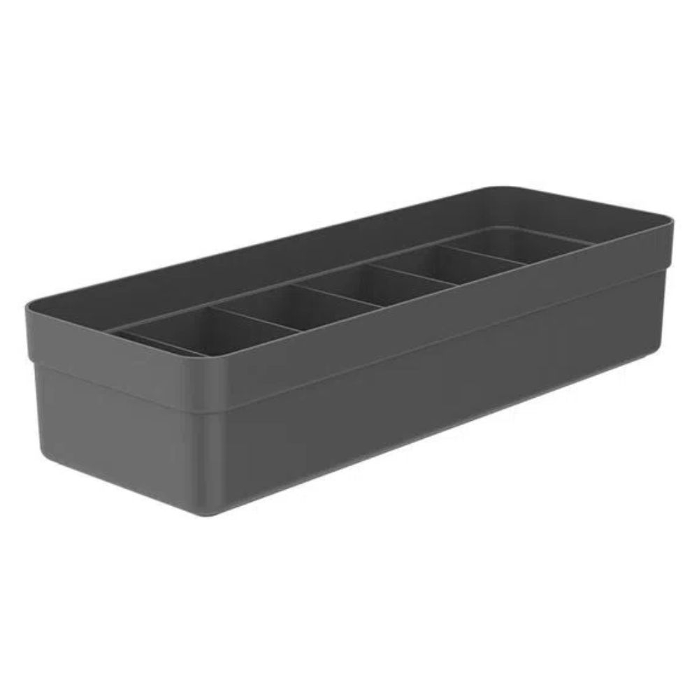 Colmeia Organizadora Logic G 35X12,5X7,5Cm Chumbo Ou