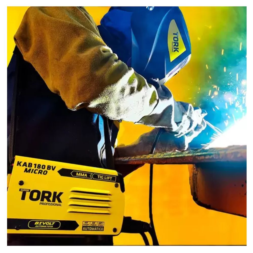 Máquina De Solda Inversora 180A Com Máscara Aut. 220V Tork