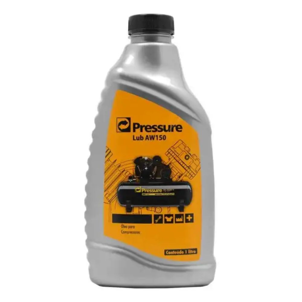 Óleo Lubrificante Para Compressor De Ar Lub Aw150 1L Pressure