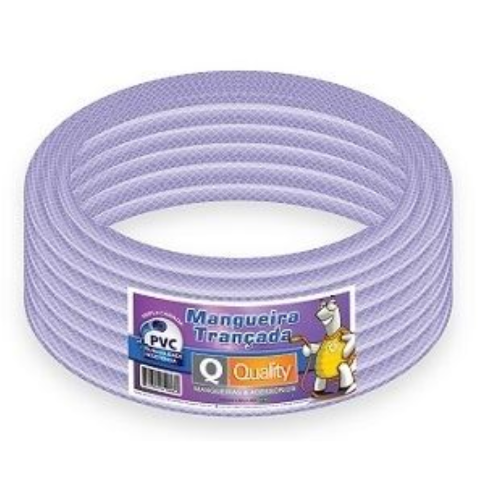 MANGUEIRA PVC 1/2 20M TRANÇADA PT 250 QUALITY