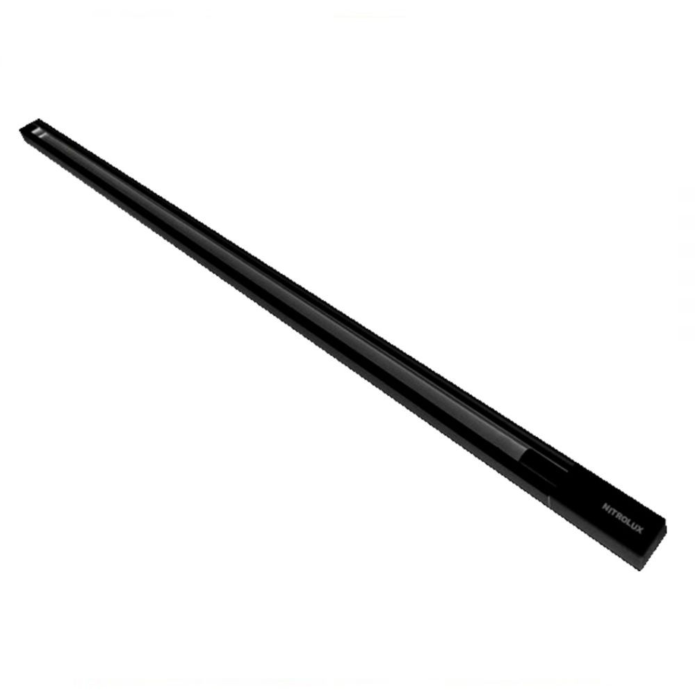 Trilho Para Spot Led 2 Metros Preto Nitrolux