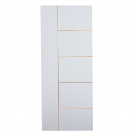 Porta Madelar Uv F-2 Borda Pintada Colmeia 60Cm Branco