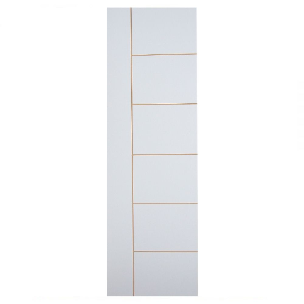 Porta Madelar Uv F-2 Borda Pintada Colmeia 80Cm Branca