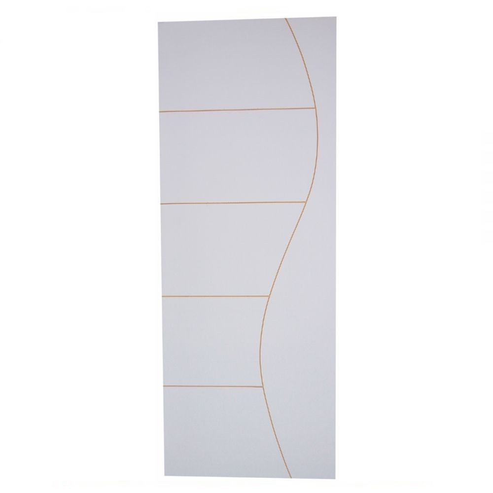 Porta Madelar Uv F-3 Borda Pintada Colmeia 90Cm Branca