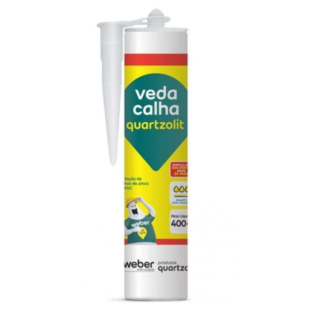 Veda Calha Cinza 400G Quartzolit