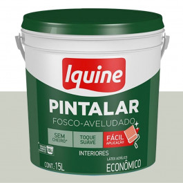Tinta Acrílica Iquine Pintalar Fosco Branco Gelo 15L