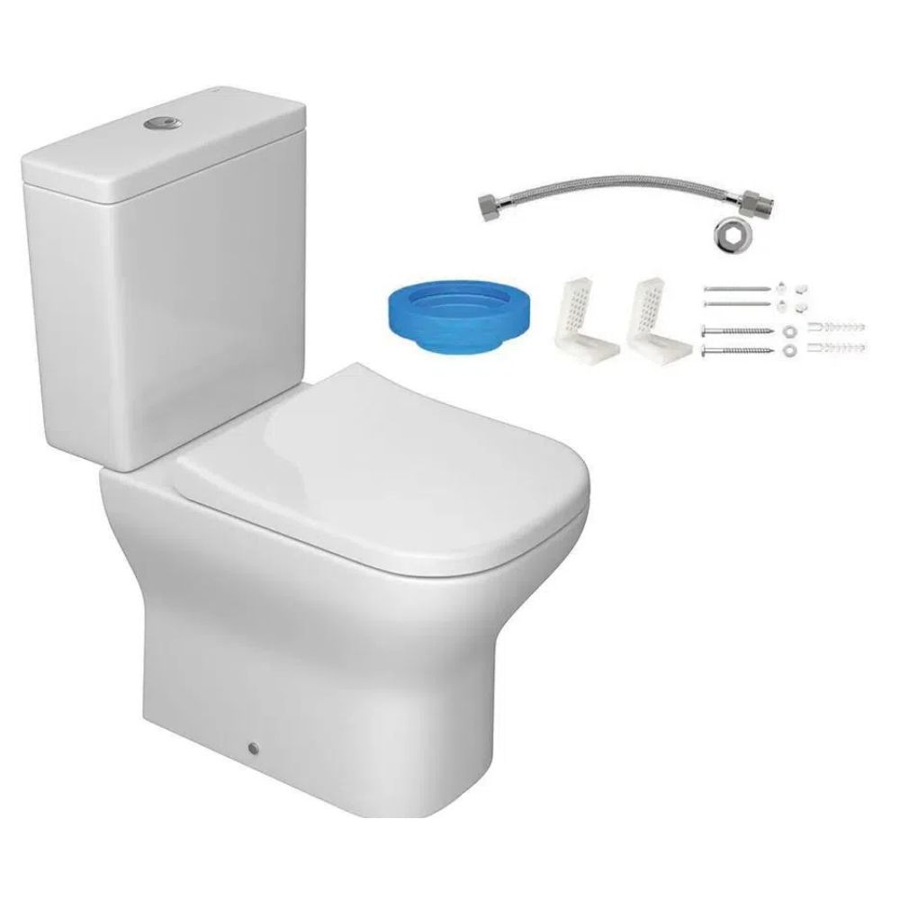 Kit Bacia Com Caixa Acoplada Axis Branco Deca