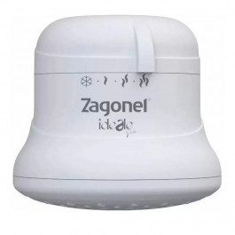 Ducha Branca 4 Temperaturas Com Haste 4500W Zagonel Ideale