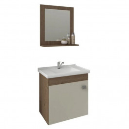 Gabinete Iris Kit 44Cm Amêndoa/Offwhite Mgm