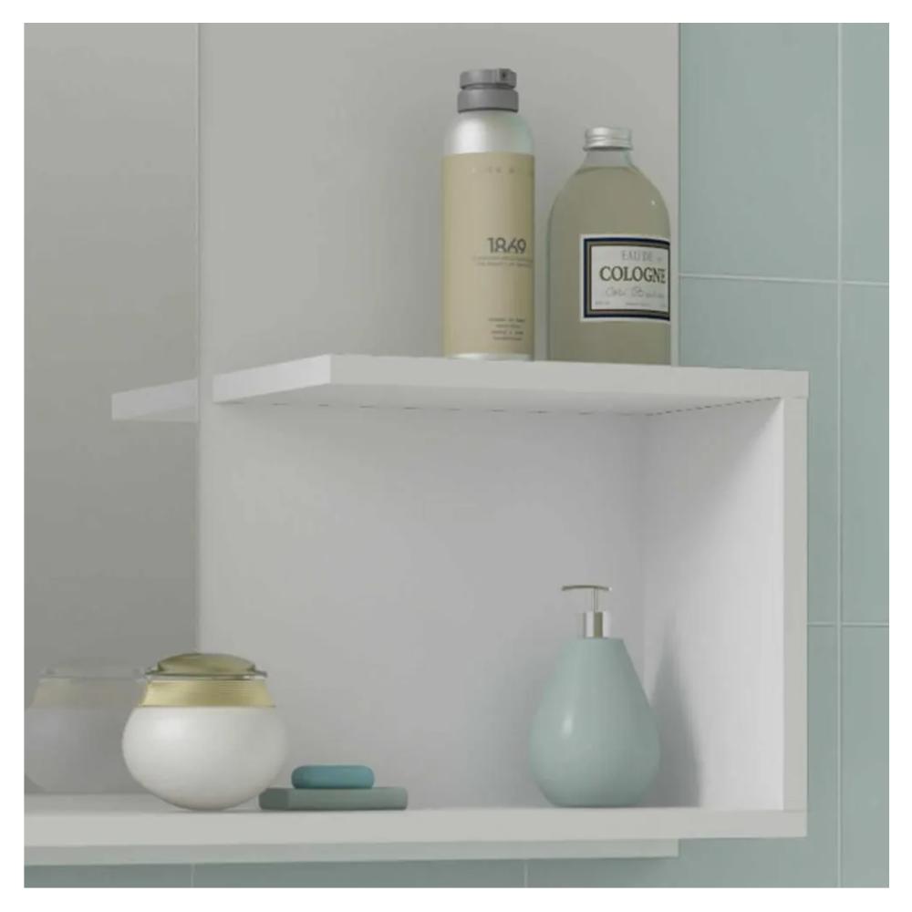 Gabinete Hortência Kit 55Cm Branco Mgm 